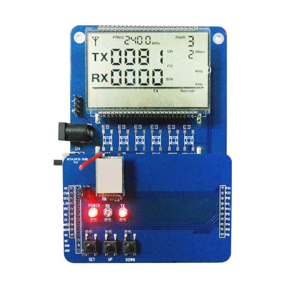 2.4G無線模塊RF2401F20的DEMO功能演示板